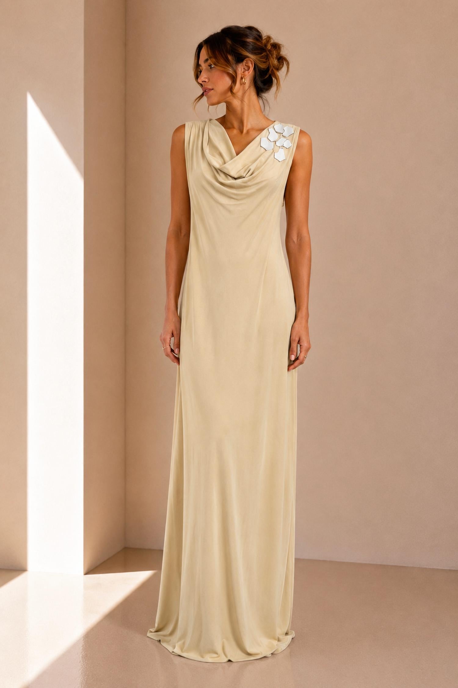 Pier Antonio Gaspari - Sleeveless Fluid Maxi Dress