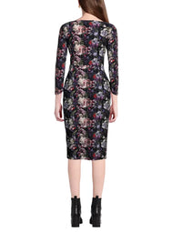 Chiara Boni - Gota Draped Floral Dress