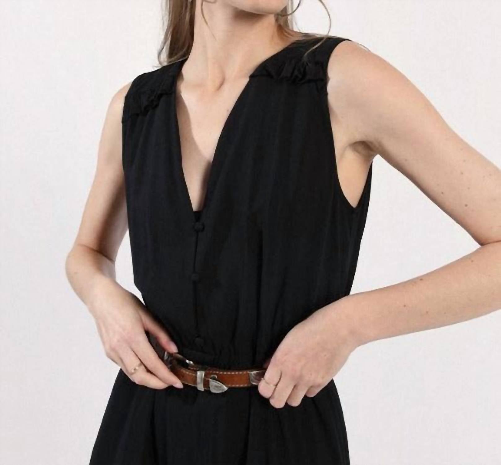 Flounced Long Dress