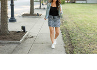 Julia Rose Sydney Jogger Skirt in snakeskin - women's skirt - view 8