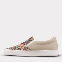 Mykos Women's Pipers Slip-on Shoe in taupe multi - women's sneaker - view 4