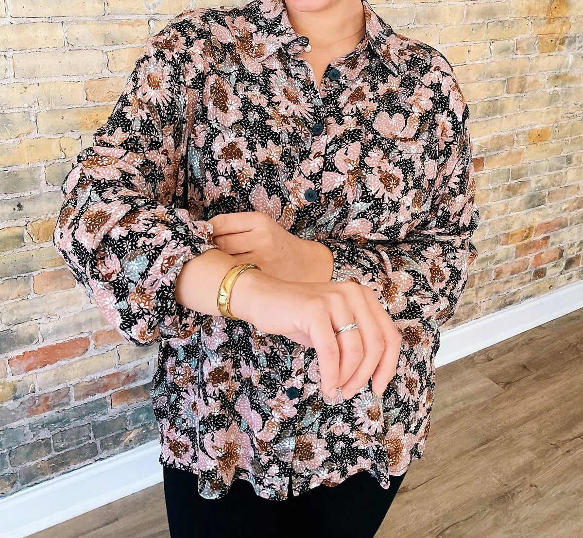 Gilli - Sky Collared Button Down