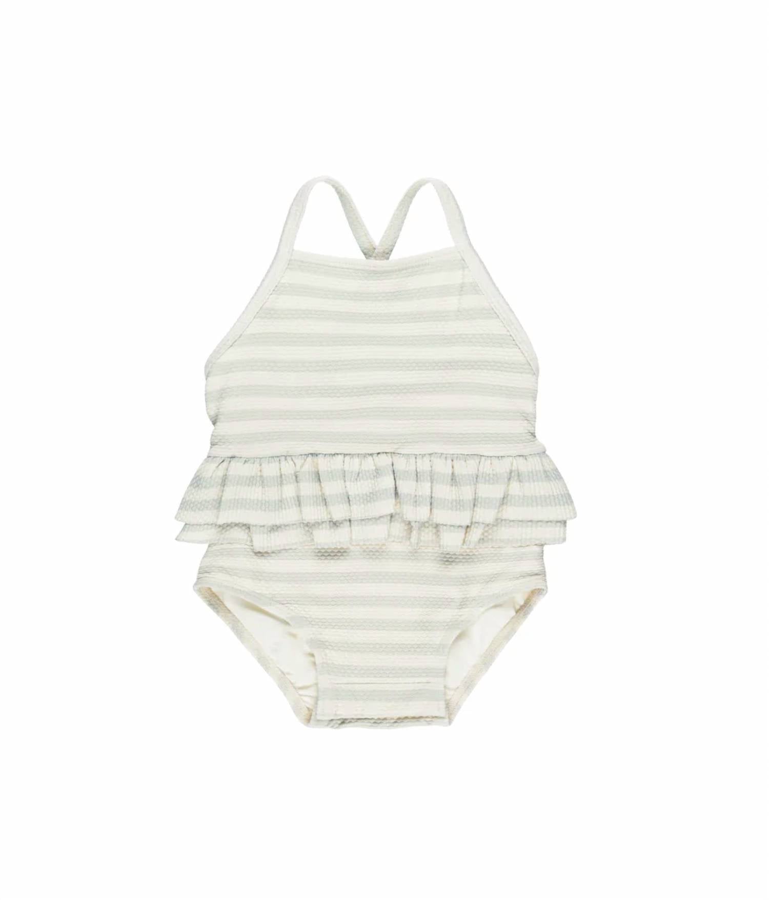 Rylee + Cru - Kid's Ruffled One-piece Swimsuit