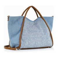 Handbag Express - Women's Rhinestone Tote With Trim