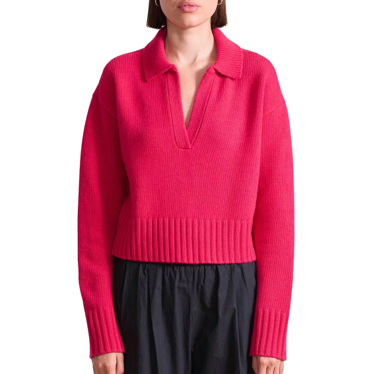 Apiece Apart - Split Neck Henley Sweater