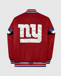 Starter - Men's New York Giants Home Game Satin Full-snap Jacket