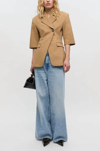 Ganni - Soft Rigid Denim Baggy Jeans