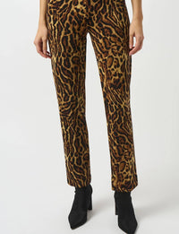 Joseph Ribkoff - Animal Print Pull-on Straight Leg Pants