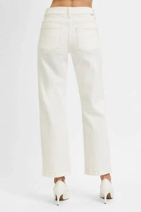 Risen - Tummy Control Mid Rise Ankle Straight Pants