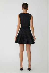 js71 Daphne Dress in black - women's dress - alternate view
