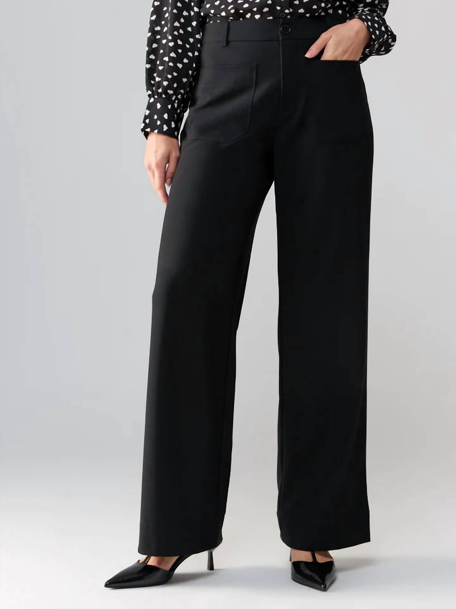 Sanctuary - Marine Wide Leg Trouser