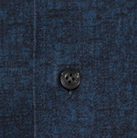 Emanuel Berg Men's Modern Fit Stretch Shirt in denim - men's shirt - detail view