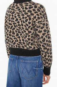Mother Itsy Crop Jumper in spotted at the front row - women's sweater - detail view