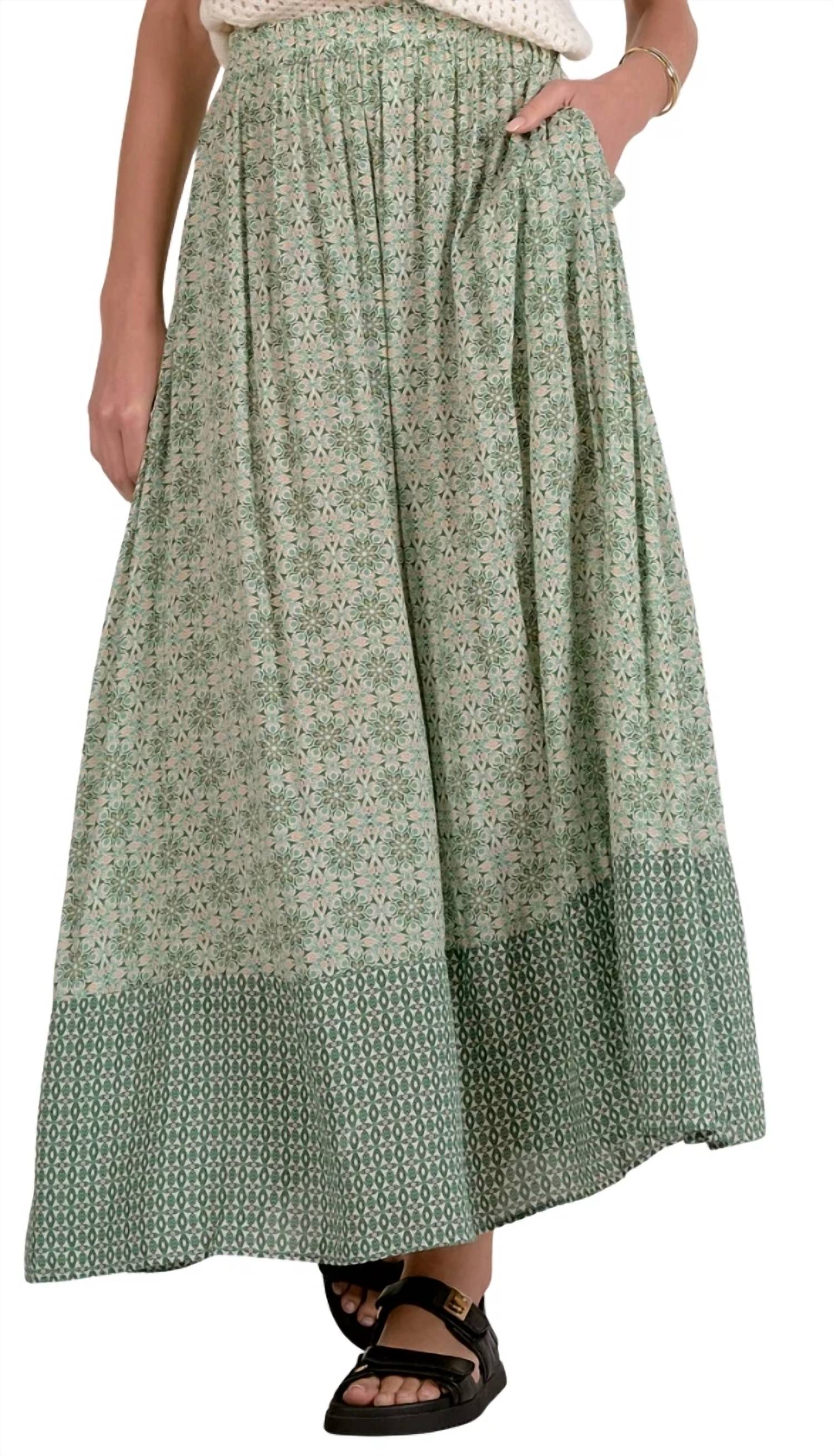 Elan - Willow Wander Maxi Skirt