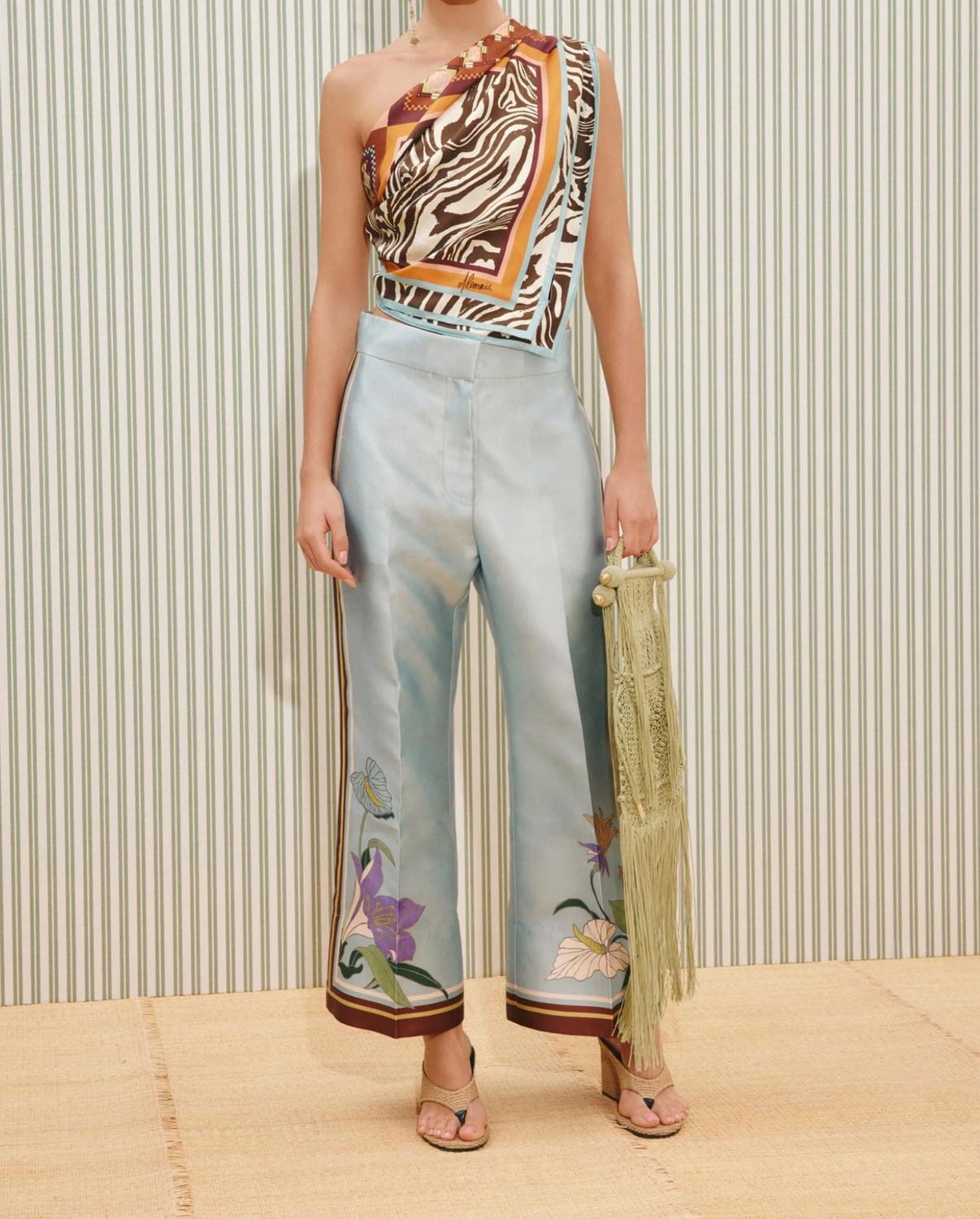 ALEMAIS ALFIE PANT in ice blue - women's pants