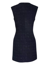 Veronica Beard Tamara Mini Dress in navy - women's dress - view 6