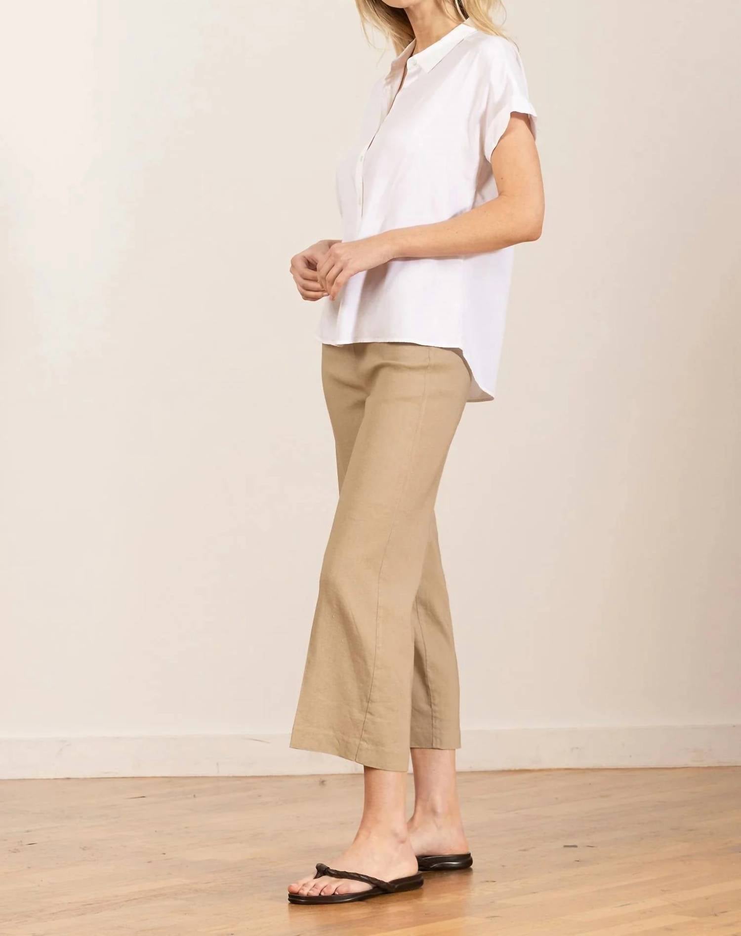 Avenue Montaigne - Alex Wide Leg Crop Pants