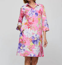 Hinson Wu - 3/4 Sleeve Charlotte Dress