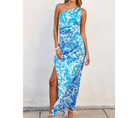 Dress Forum - Afterglow Asymmetrical Maxi Dress