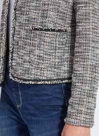Lysse - Charlotte Collarless Tweed Jacket