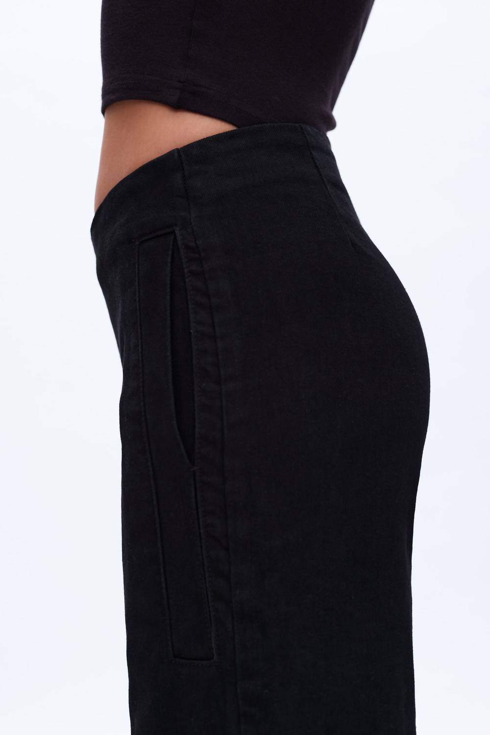 Bayeas - Timothy Wide Crop Trousers Denim Jeans