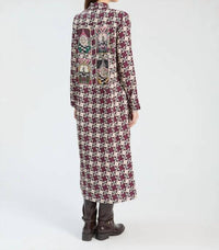 Vilagallo - Geometric Sun Midi Dress