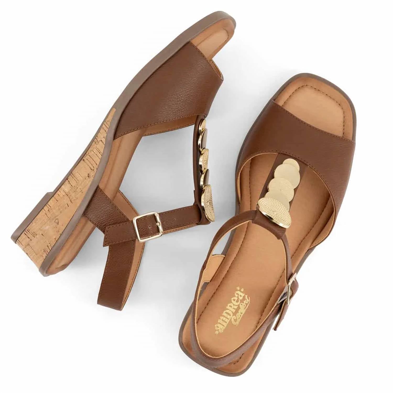 Andrea - Women's T-bar Comfort Sandals
