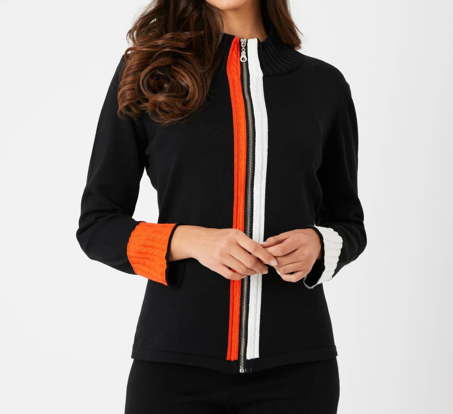 French Kyss - Braided Zip Jacket