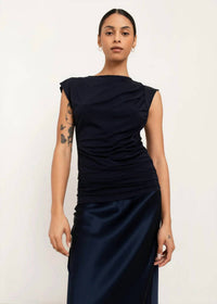 Paper Label - Greta Rouched Tee