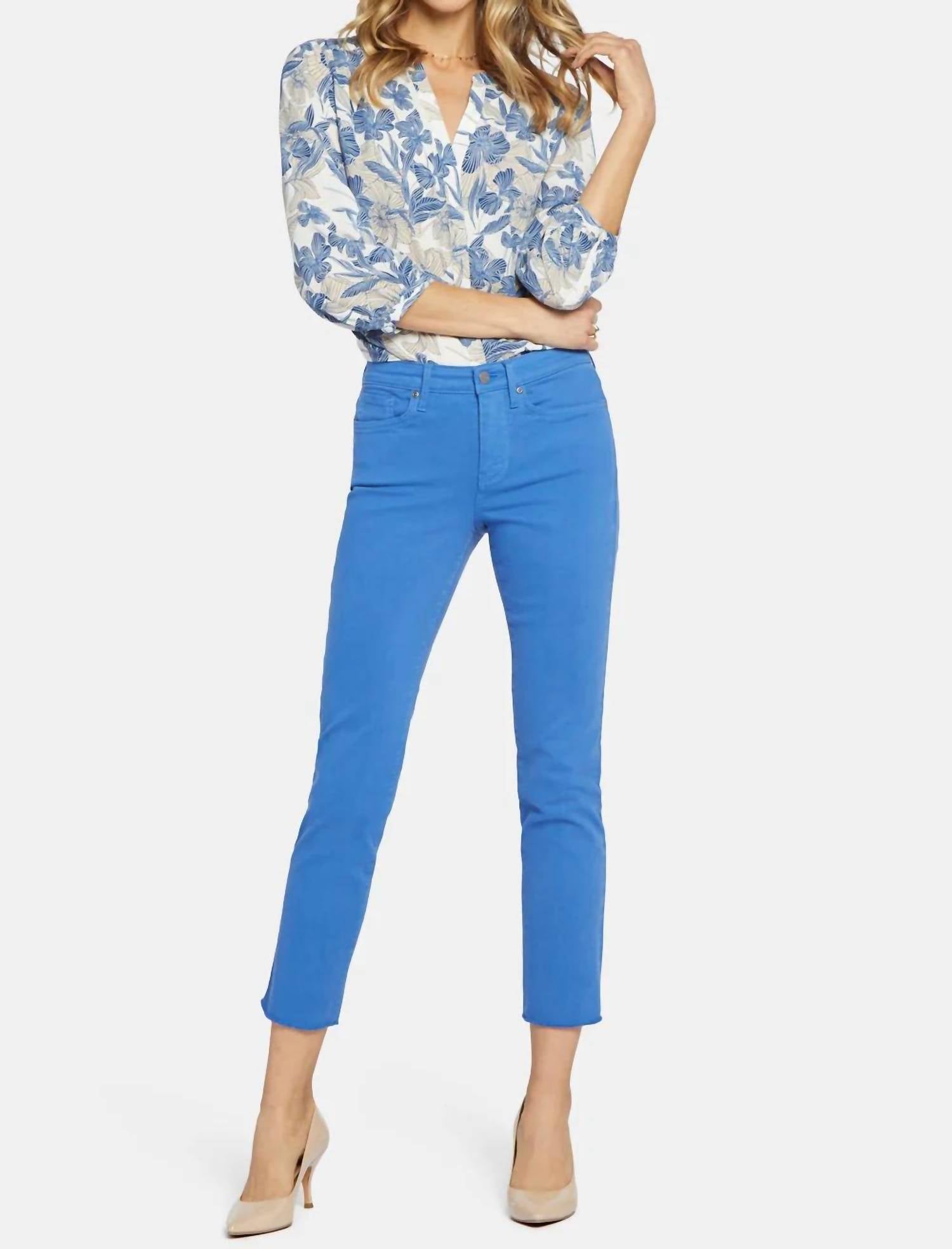 Nydj - Sherri Ankle Fray Hem Jeans