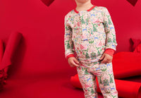magnetic me Magnetic Pajama Set in sugar plum dreams - kids' sleepwear