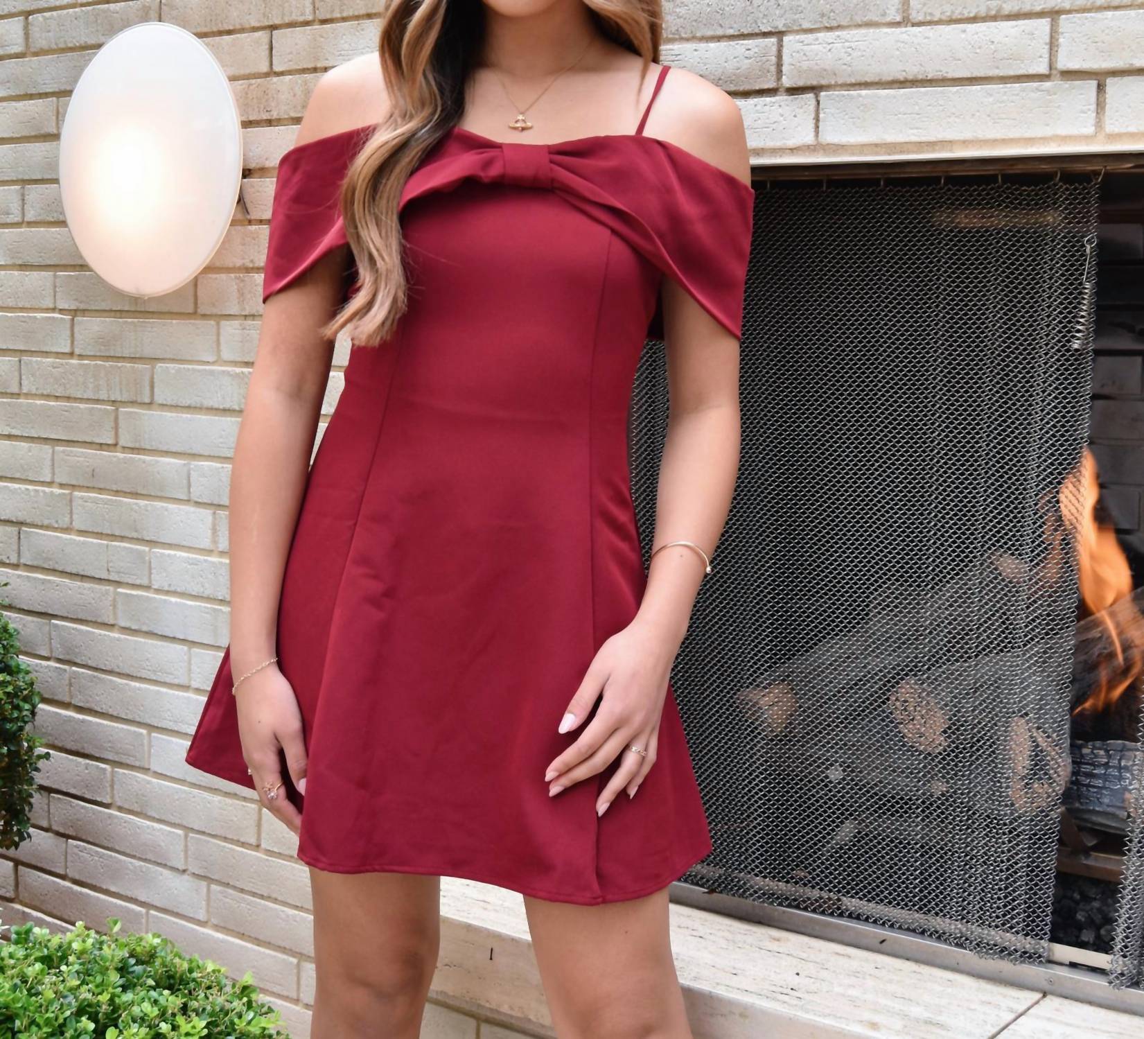8Apart - Women's Paige Bow Mini Dress