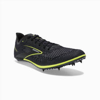 BROOKS Unisex Elmn8 V6 Racing Shoes in black nightlife - women's shoe - detail view