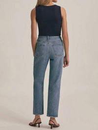 Favorite Daughter - Ribbed Henley Tank