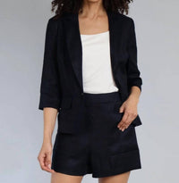 Lola & Sophie - Stretch Linen Twill Blazer