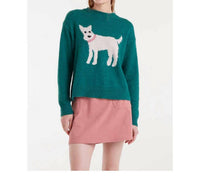 Compania Fantastica Jersey De Punte Sweater in schnauzer - women's sweater