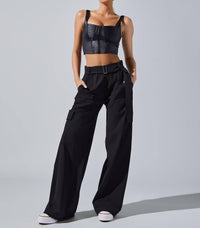 HEROINE SPORT Ava Performance Cargo Pants in black - women's pants - view 4