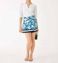 Lilly Pulitzer Kenlyn High Rise Mini Skort in bellevue blue lilly gulls - women's shorts - view 5