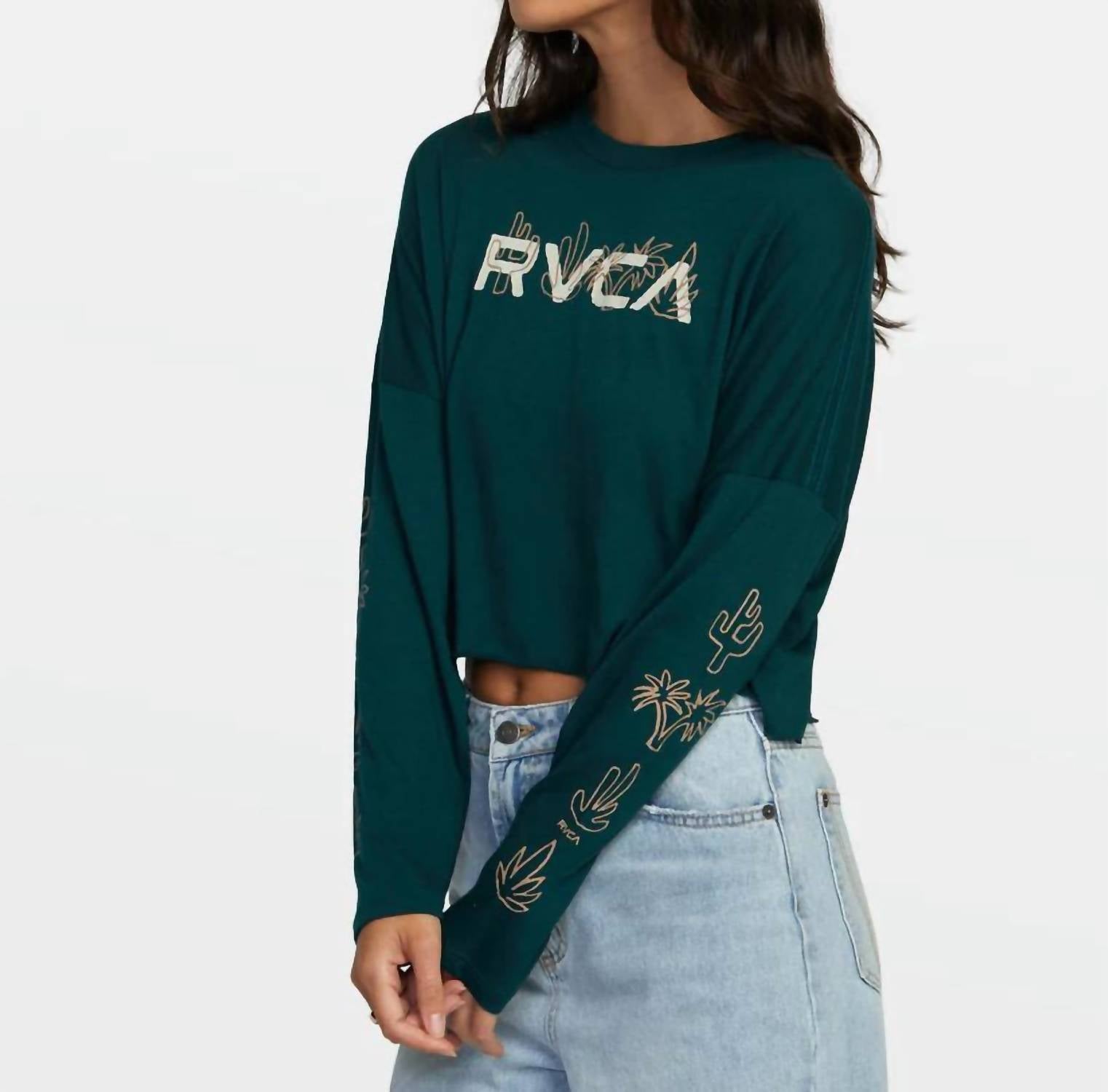 Rvca - CLOUD LONG SLEEVE TEE