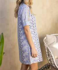 Voy - Embroidered Midi Dress