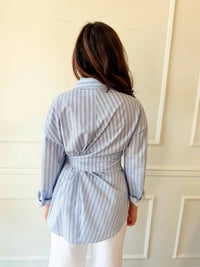 Lucy Paris - Nessa Tie Button Down Shirt