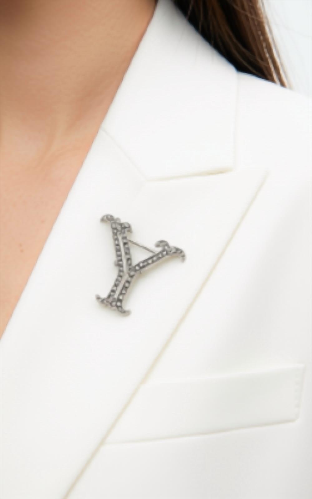Sonya'S - Marcasite "Y" Brooch