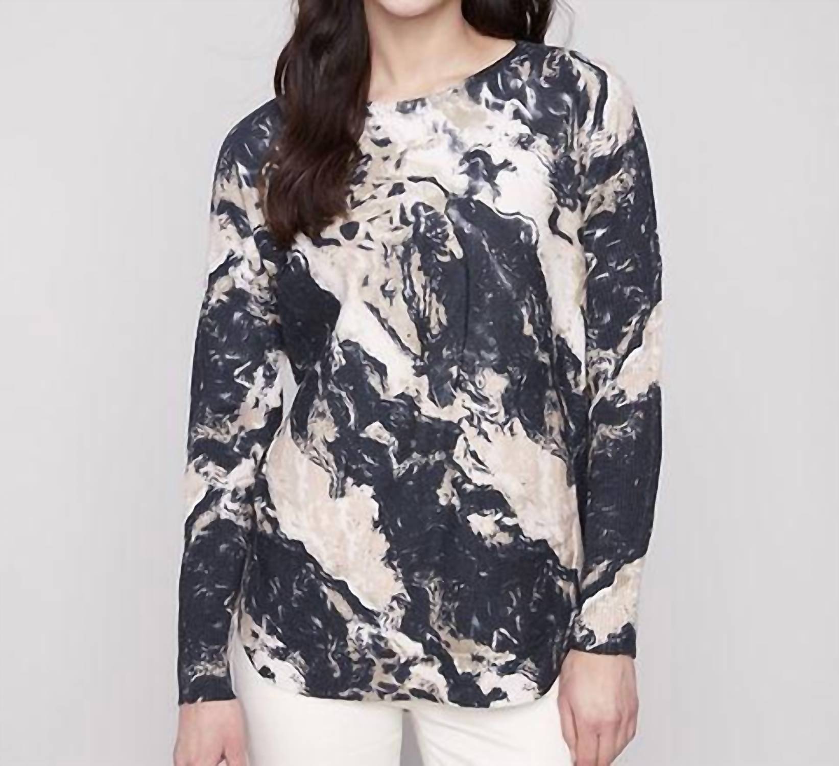 Charlie B - Women's Rounded Hem Sweater