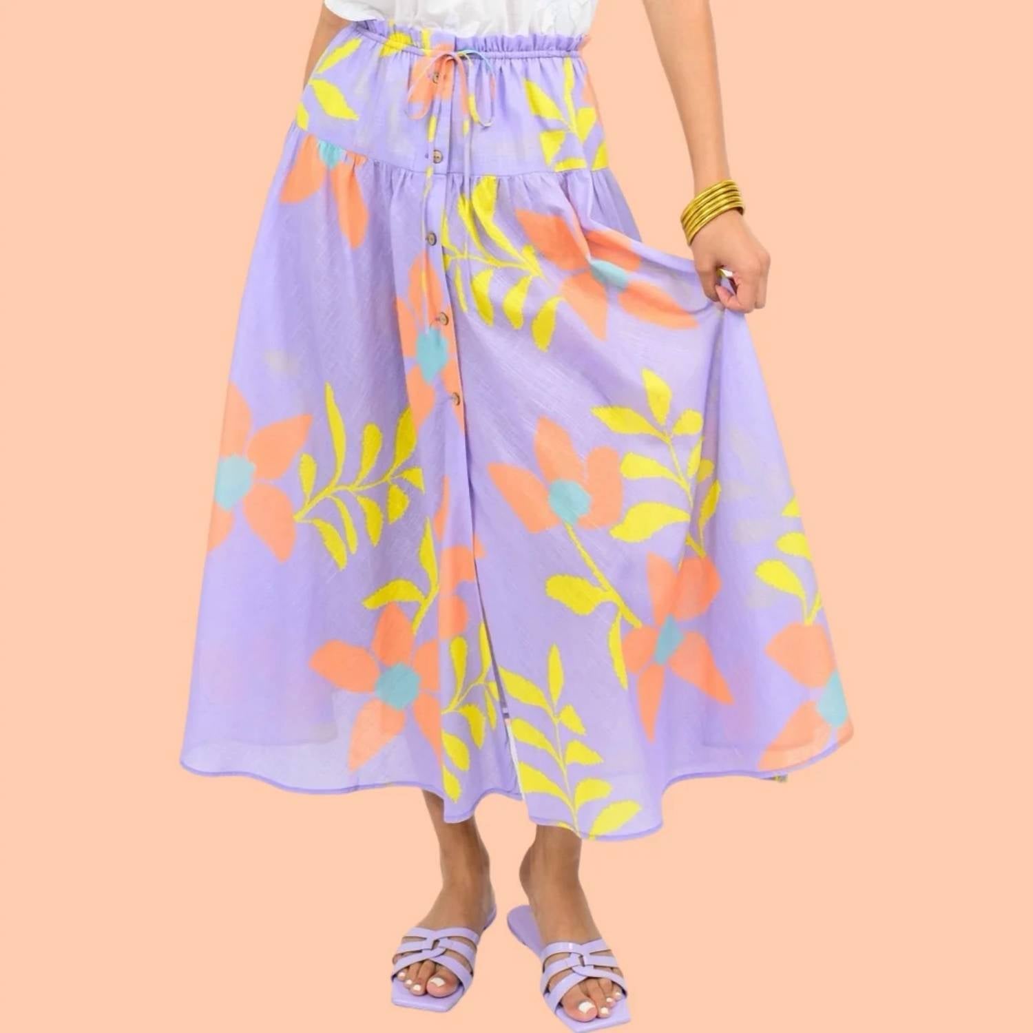 Ivy Jane - Floral Swing Skirt