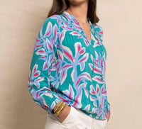 Southern Tide - Bonnie Vintage Garden V-neck Top