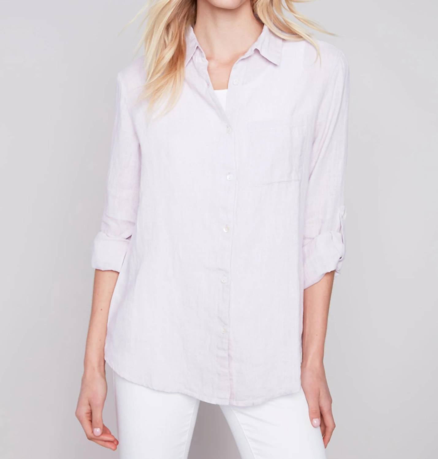 Charlie B - jacquard blouse