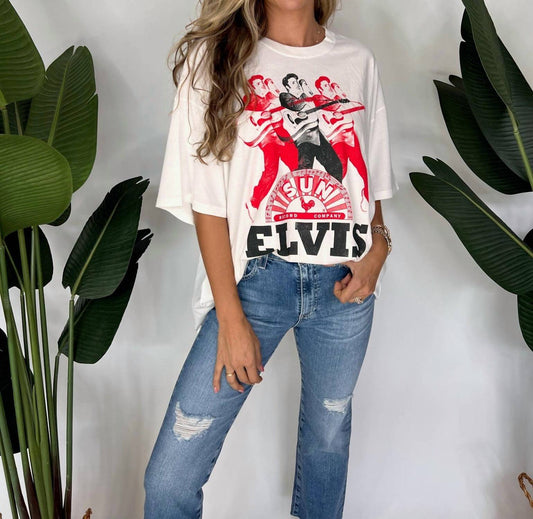 Sun Records Elvis Repeat Tee Vintage