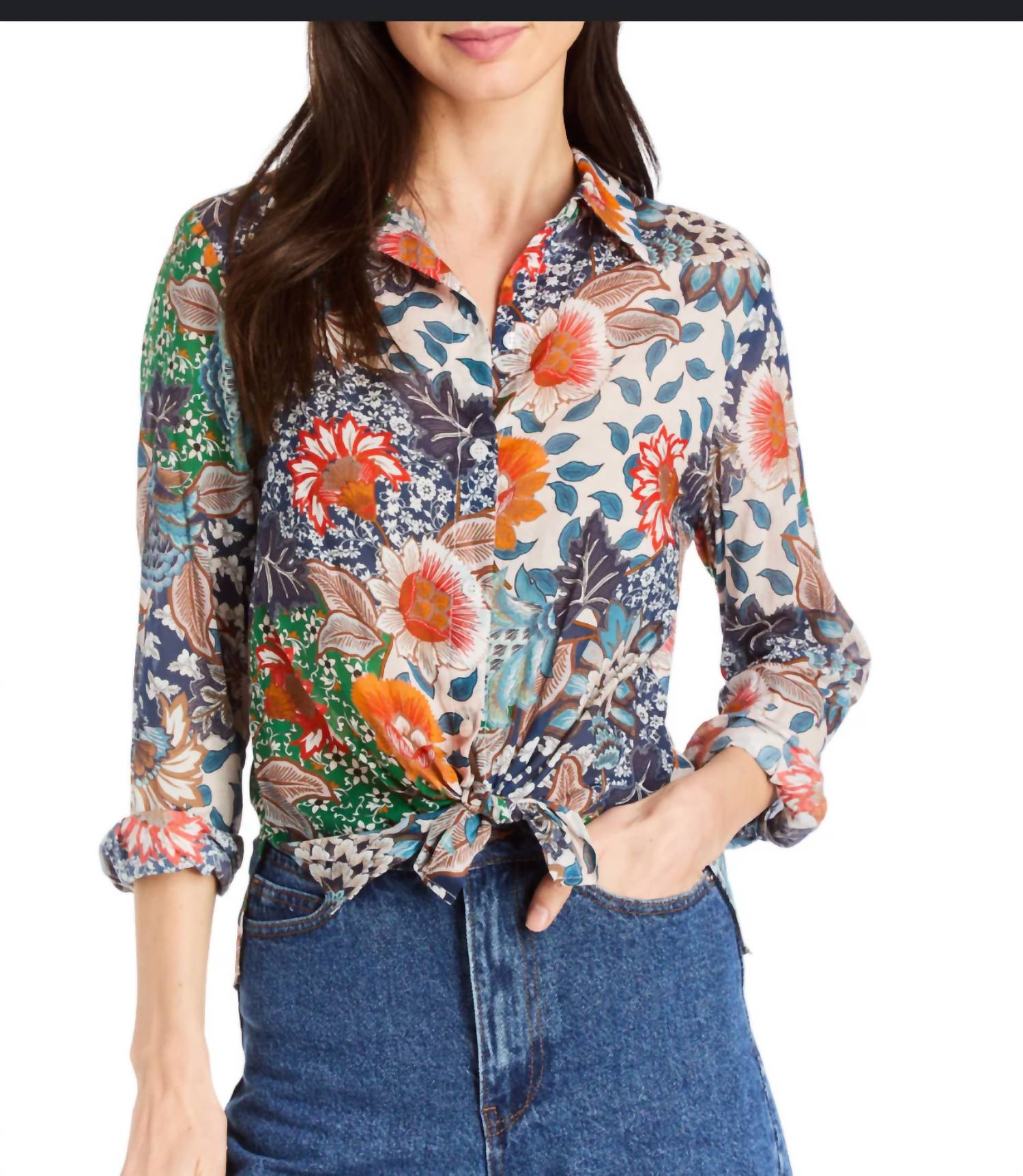 Drew - Natalee Print Blouse
