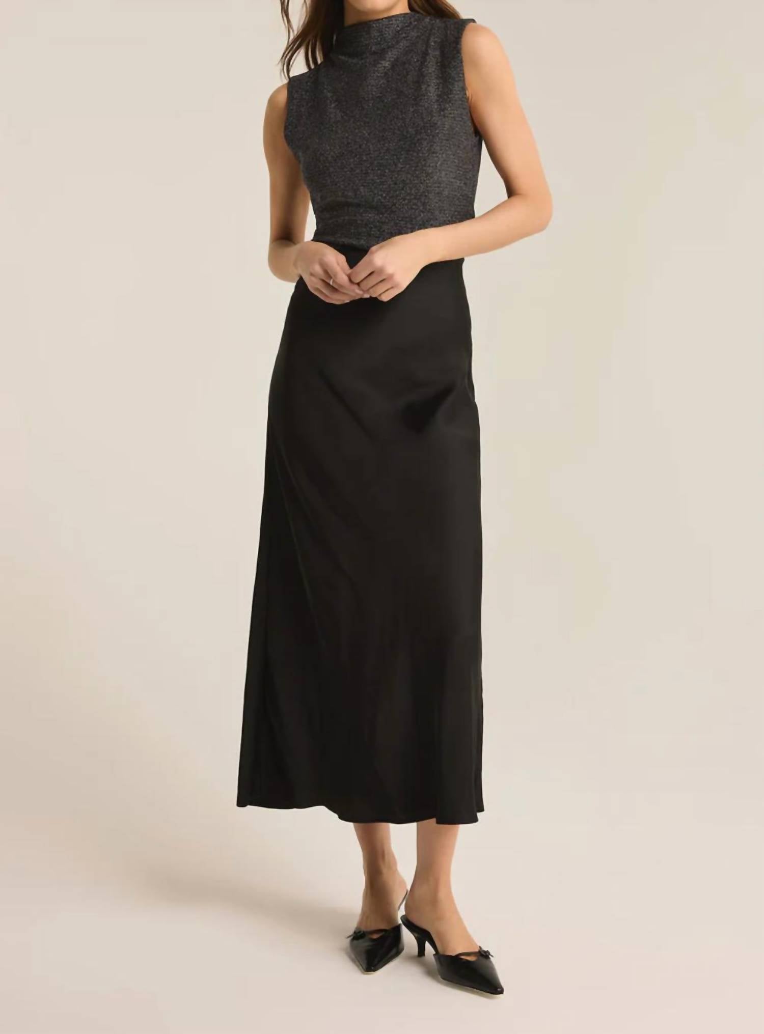 Z Supply - Europa Luxe Sheen Midi Skirt