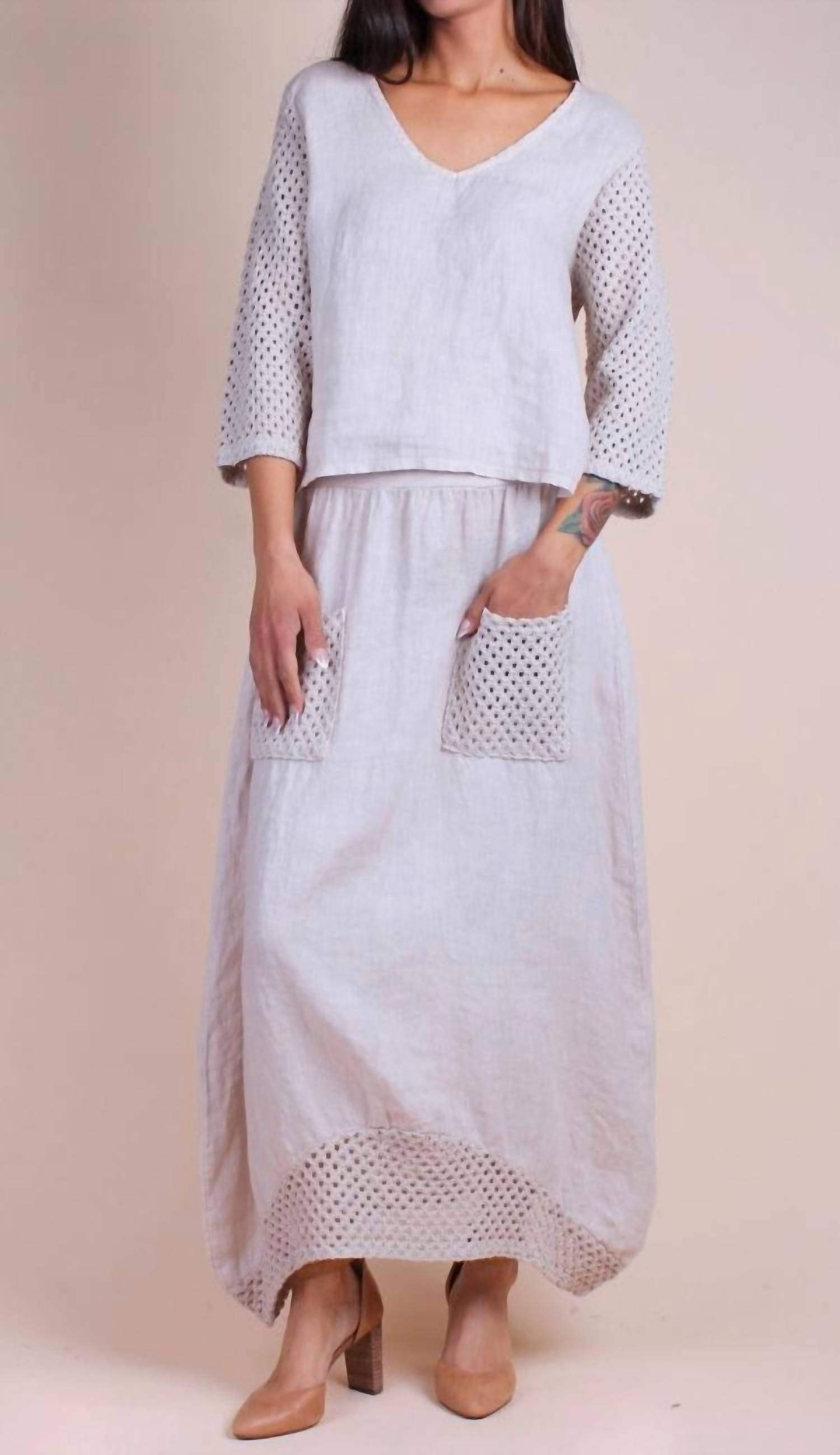 Gigi Moda - Primavera Linen Skirt